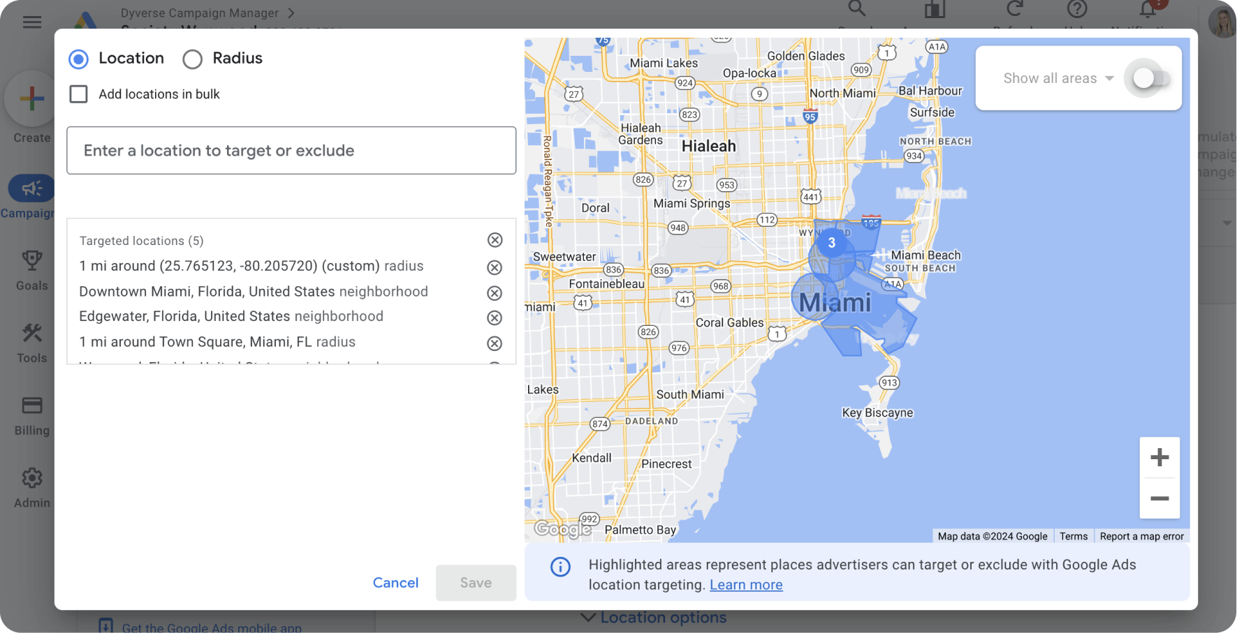 Geofencing