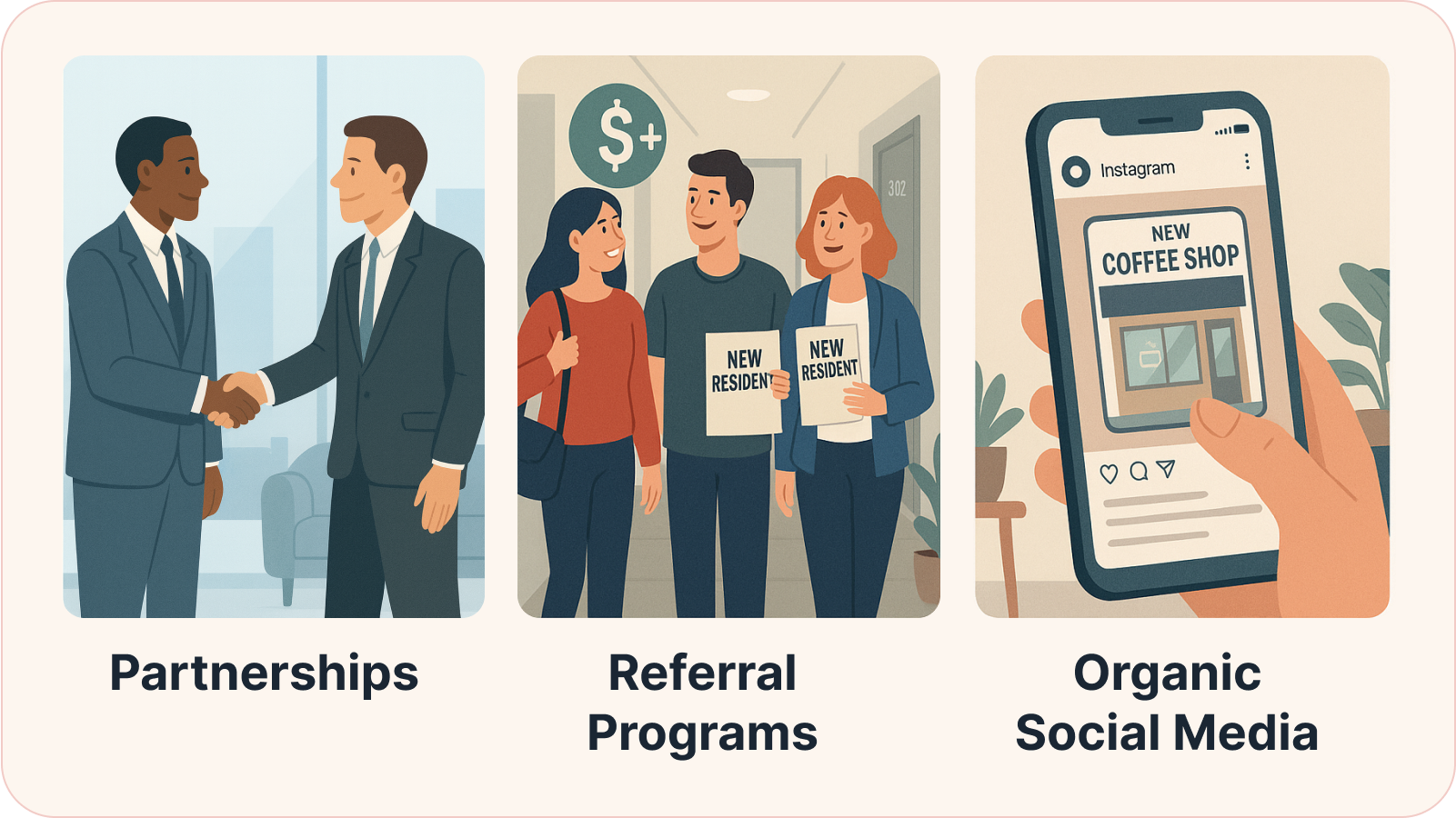 A graphic about partnership